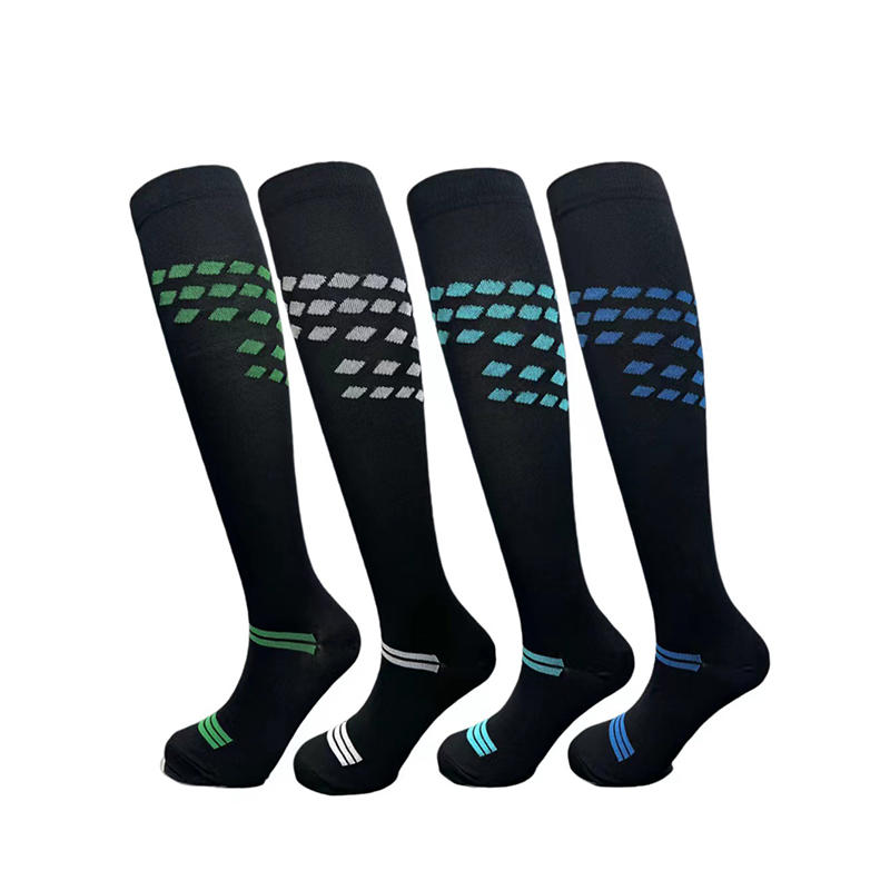 Youth Adult Knee High Compress Thickened Towel Long Sport Football Socks