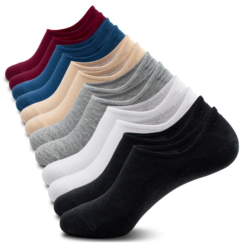 Buy Wholesale China Fashionable Summer Solid Color No Show Non Slip Women′s  Short Socks & Sock at USD 1.8