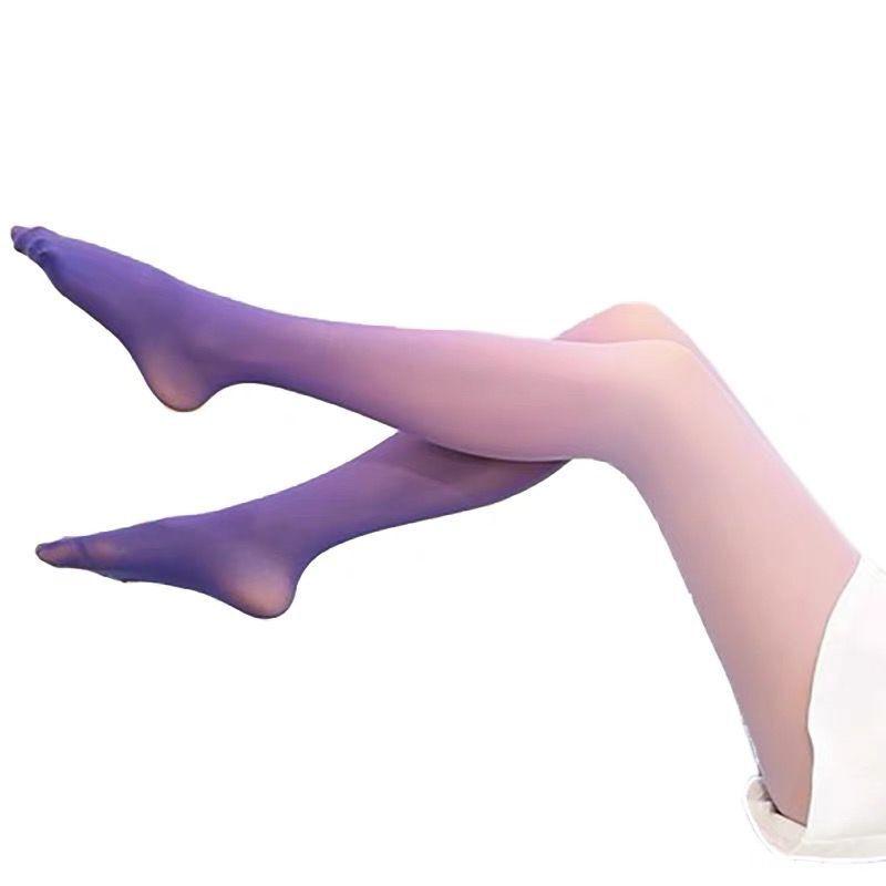Direct Manufacturer Newest Fashion Gradient High Elastic Fancy Women Pantyhose Tights