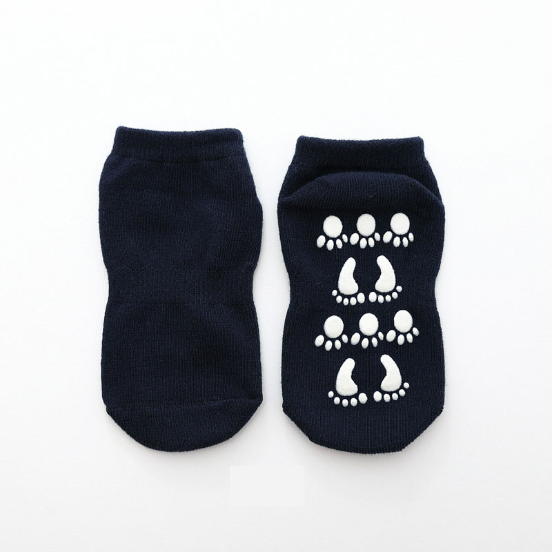 Custom Athletic Sports Cotton Polyester Grip Popular Anti Slip Trampoline Socks For Kids