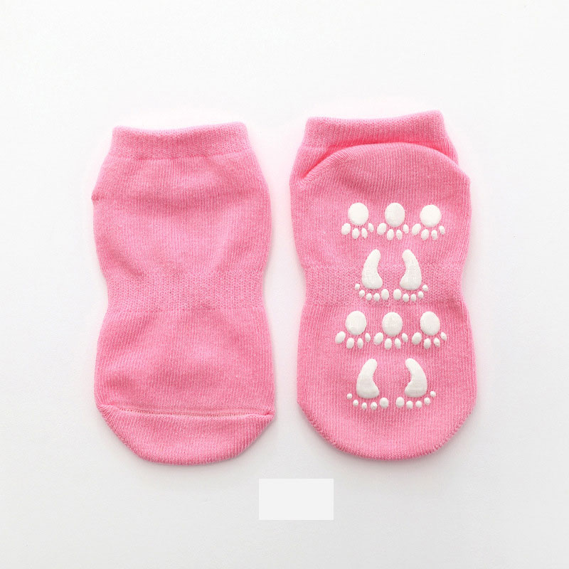 Custom Athletic Sports Cotton Polyester Grip Popular Anti Slip Trampoline Socks For Kids