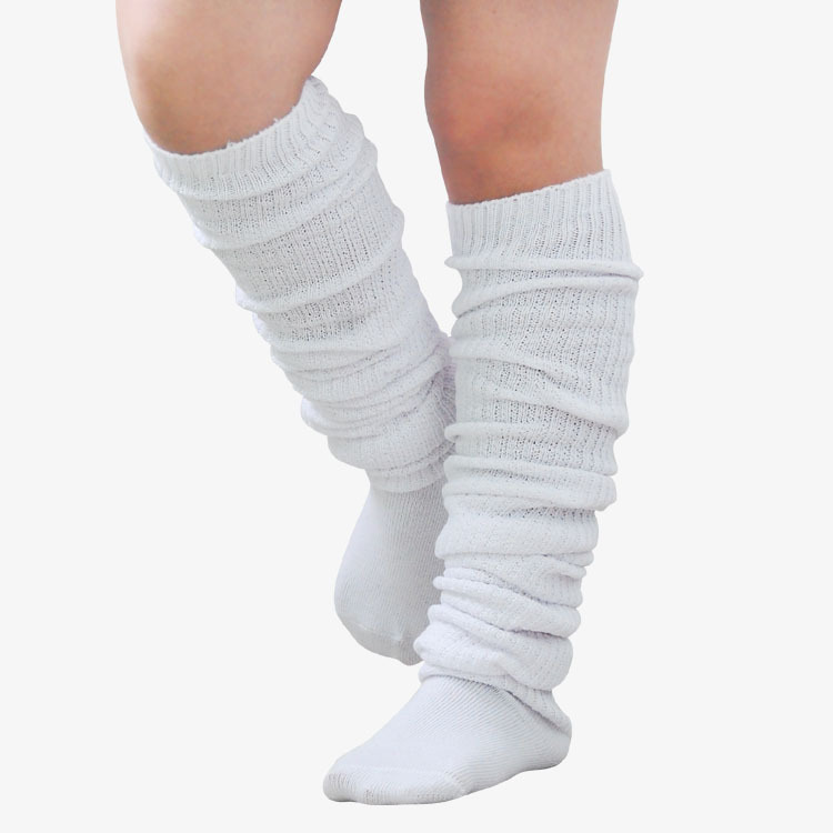 Wholesale Long Knee High Japanese Sexy Comfortable Loose White Slouch Socks For Women