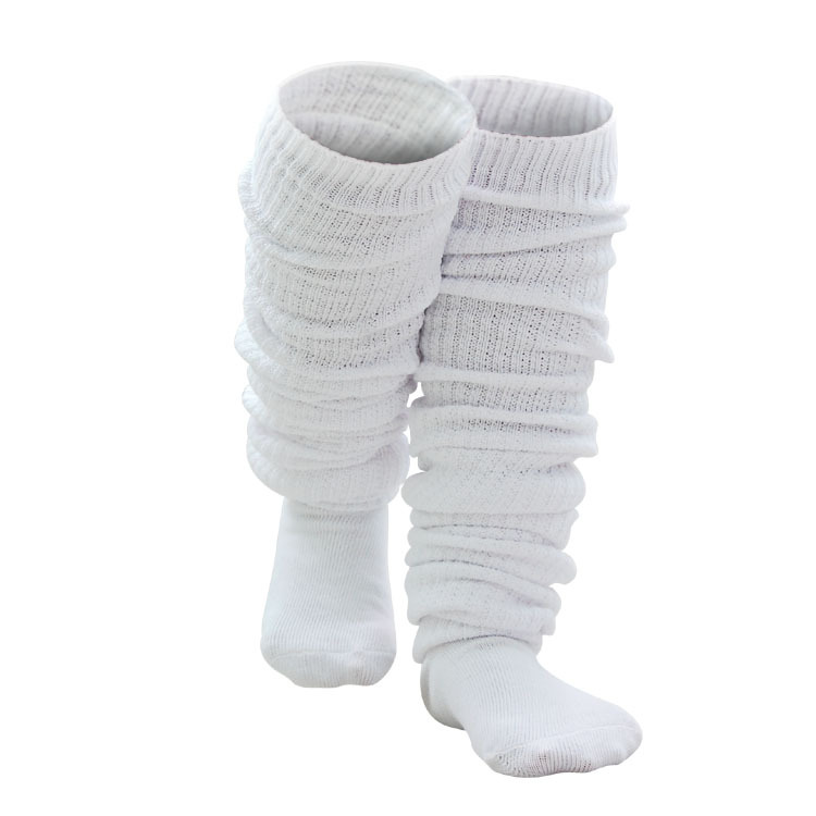 Wholesale Long Knee High Japanese Sexy Comfortable Loose White Slouch Socks For Women