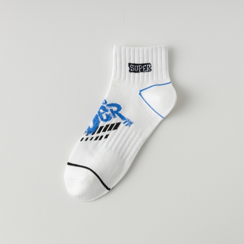 High quality OEM ankle cotton men fashion custom logo sock sport run