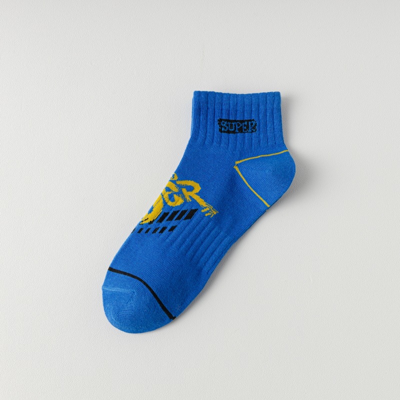 High quality OEM ankle cotton men fashion custom logo sock sport run