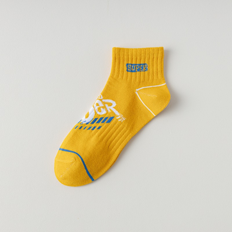 High quality OEM ankle cotton men fashion custom logo sock sport run