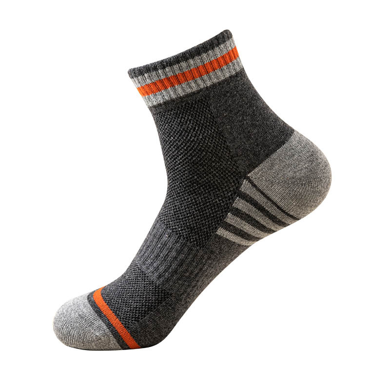 Custom arch support mens custom logo running athletic ankle socks unisex