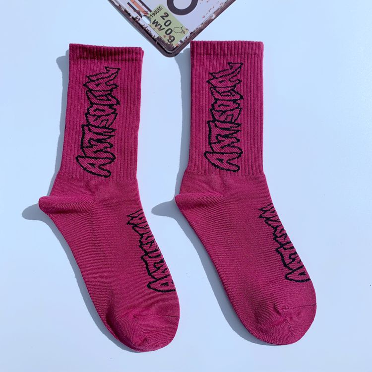 low MOQ street skateboard custom sports cotton ribbed basketball socks men