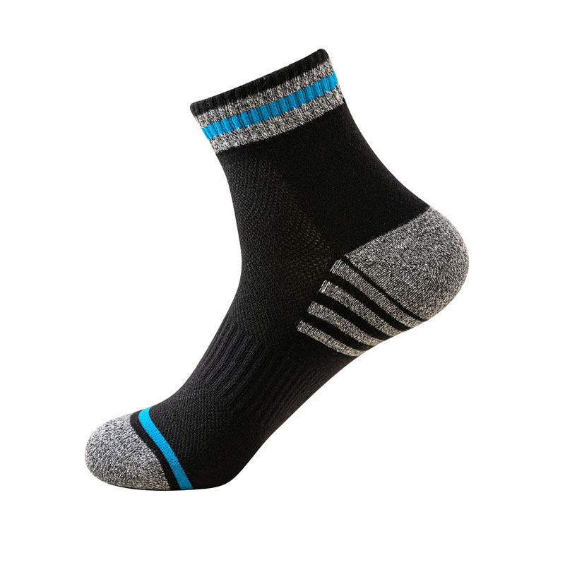 Custom arch support mens custom logo running athletic ankle socks unisex