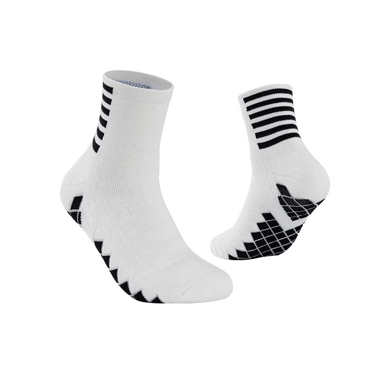 Custom Latest Design Comfortable Breathable Cotton Cushion Running Elite Basketball Socks