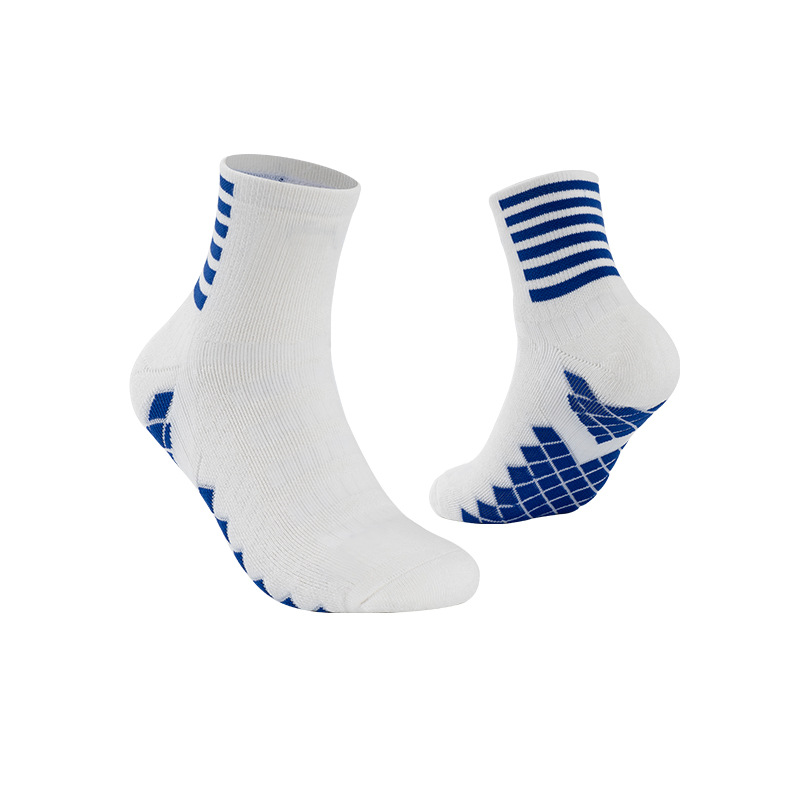 Custom Latest Design Comfortable Breathable Cotton Cushion Running Elite Basketball Socks