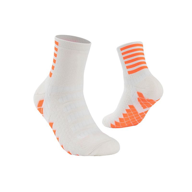 Custom Latest Design Comfortable Breathable Cotton Cushion Running Elite Basketball Socks