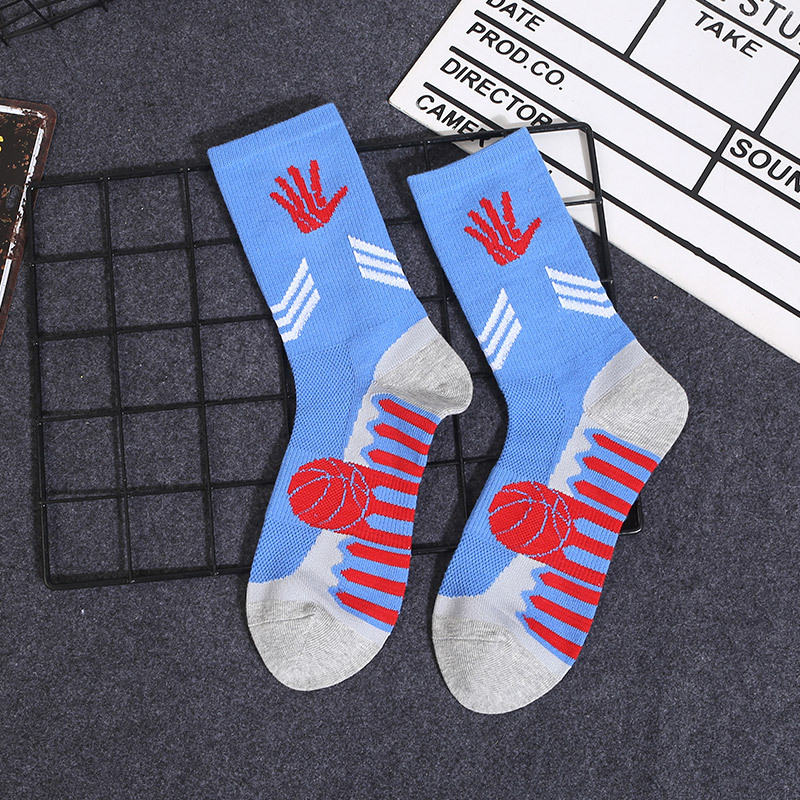 custom basketball cotton elite running men thick cotton crew sports socks