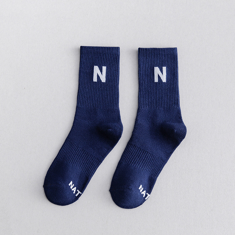 fashion crew ribbed custom running cotton men logo sports skateboard socks