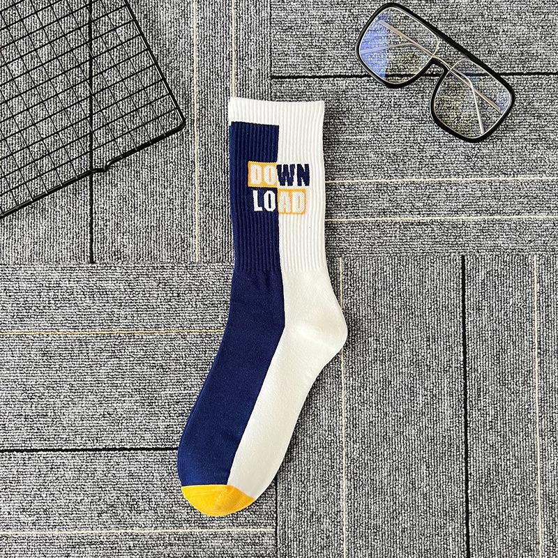 OEM running athletic cotton sport custom logo custom crew harajuku socks