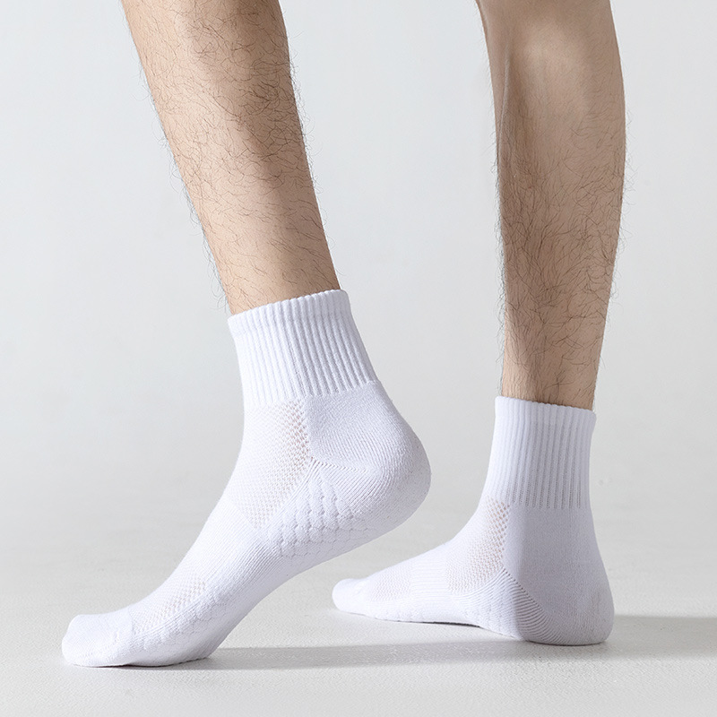 OEM Designer Fashion Classic Formal Custom Mens Sports Socks Knit Performance Polyester Soft Cotton Socks Logo