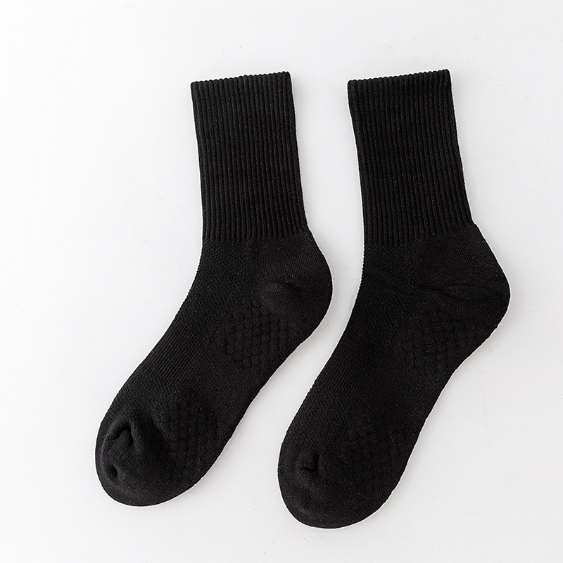 OEM Designer Fashion Classic Formal Custom Mens Sports Socks Knit Performance Polyester Soft Cotton Socks Logo