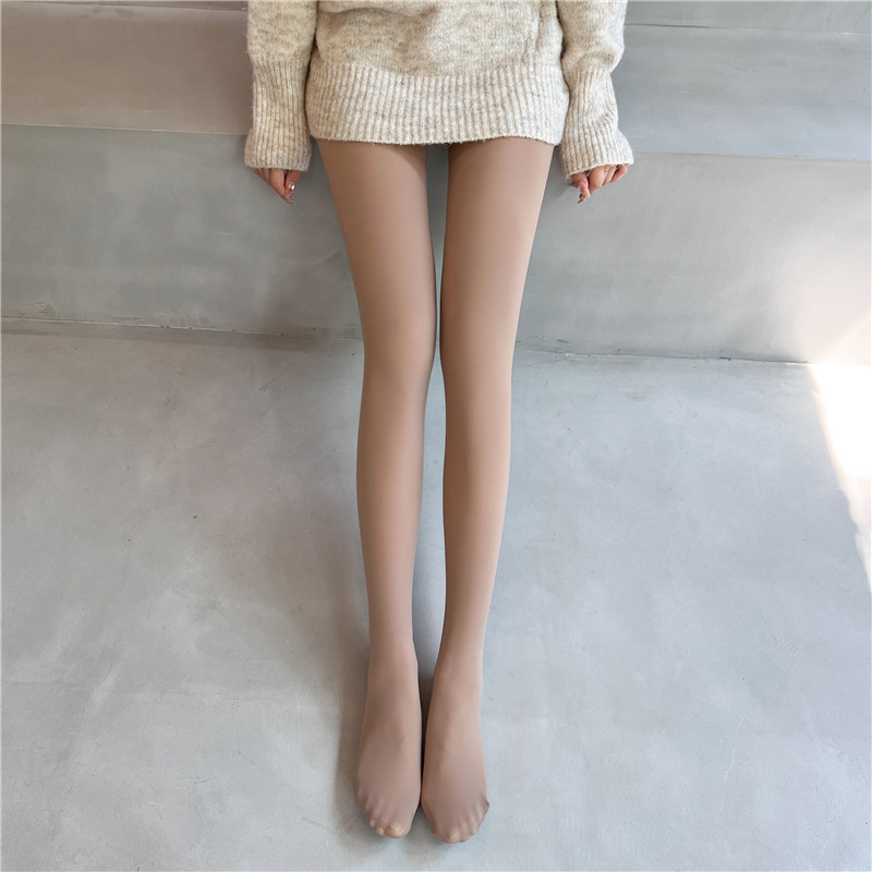 Skin color winter 200-300g warm stockings women stockings women thick leggings