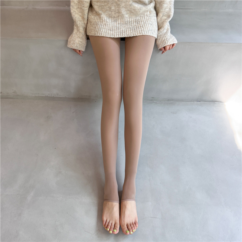 Skin color winter 200-300g warm stockings women stockings women thick leggings