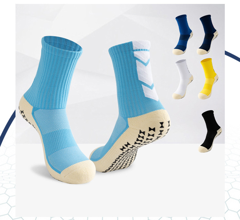 Calcetines deportivos badminton sports socks gripper mens soccer anti slip sport 2023 sock sports exercise socks with grips