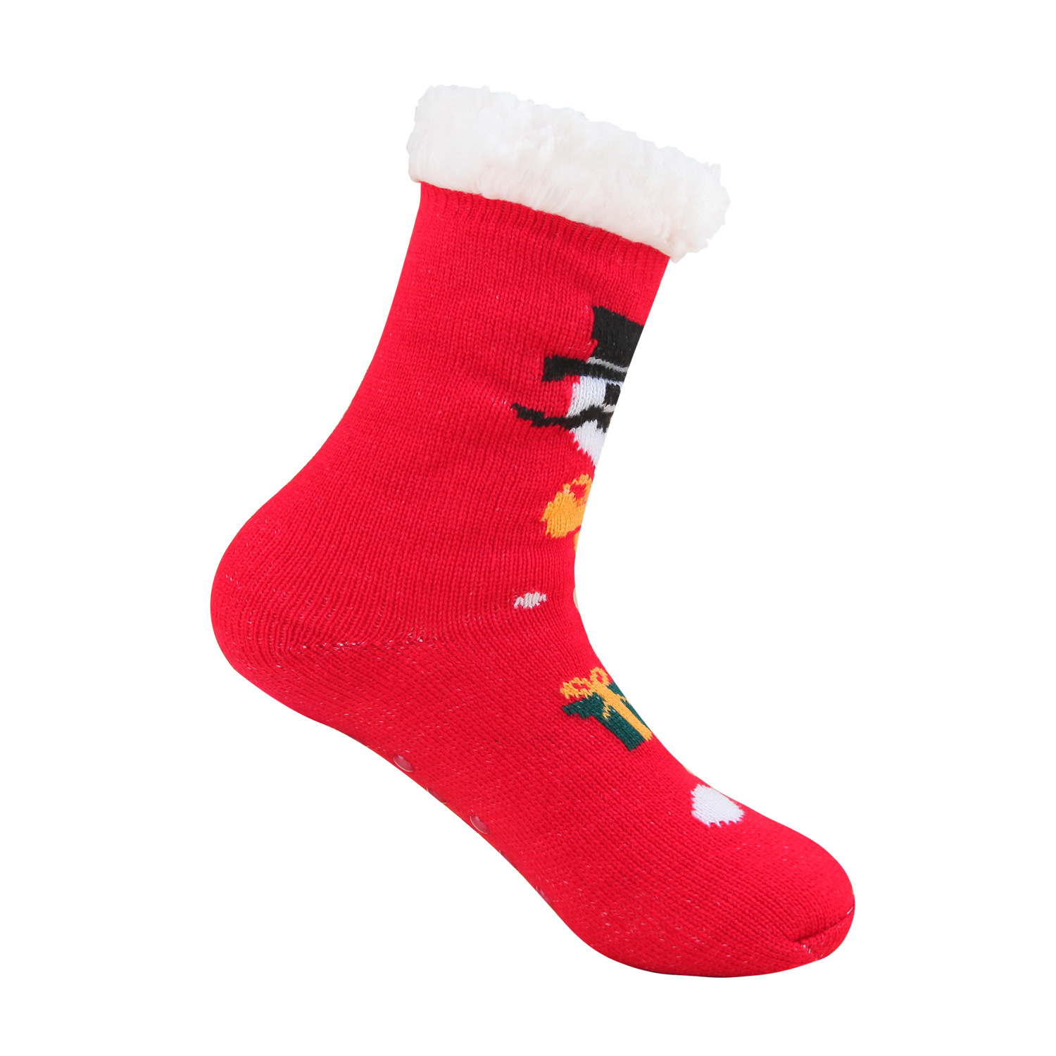 Foot Warm Hunting Camping Skiing Outdoor Plush Thickened Terry Causal Christmas Socks