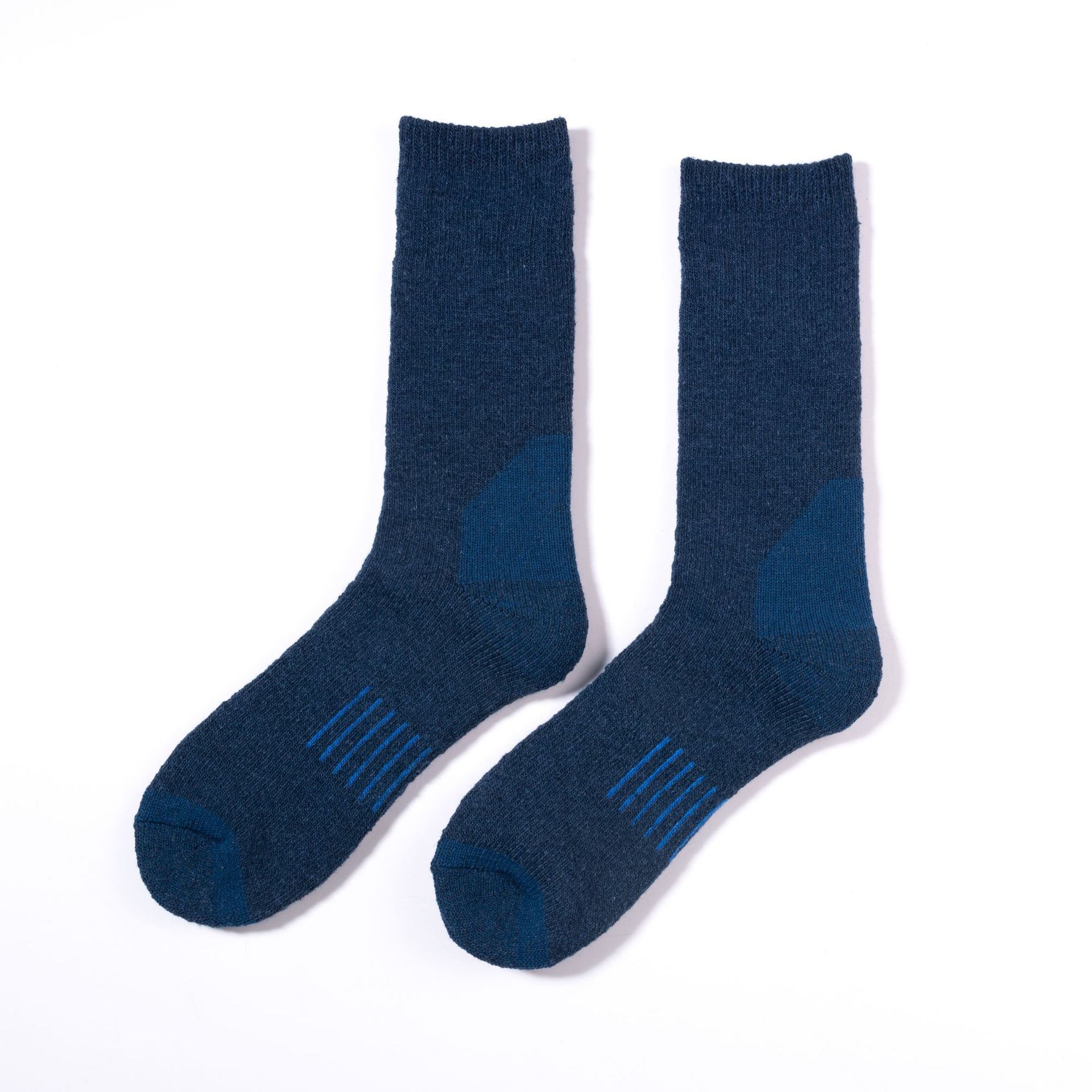 Winter outdoor men crew custom logo sports merino wool ski socks