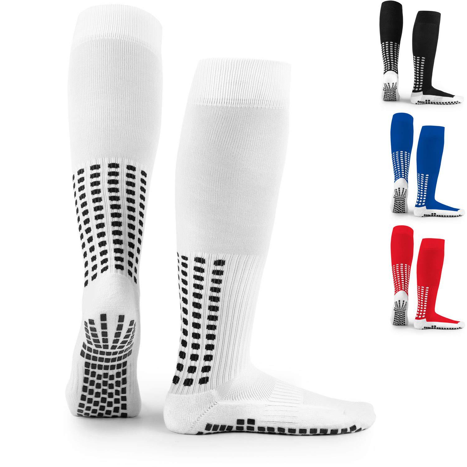 Custom manufacturer anti slip long sports football soccer socks knee high grip socks soccer elite