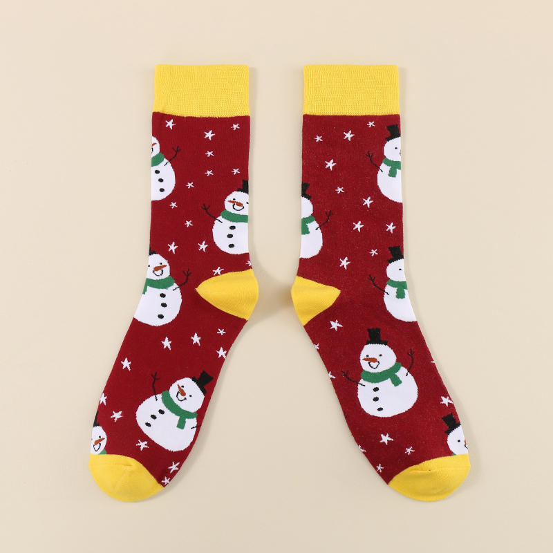 Promotion Fashion Christmas Socks Santa Claus Gift Unisex Xmas Funny Comfy Christmas Socks