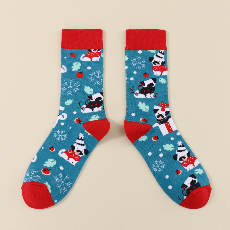 Promotion Fashion Christmas Socks Santa Claus Gift Unisex Xmas Funny Comfy Christmas Socks