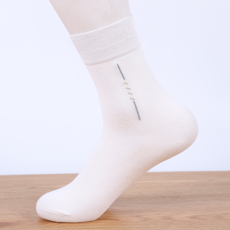 bamboo ankle dress logo custom classic knitted crew dress business sock cotton men socks