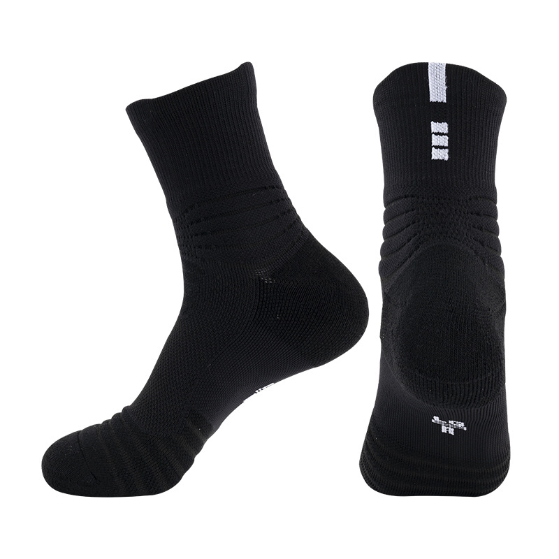 OEM design custom running athletic sport custom logo elite socks basketball