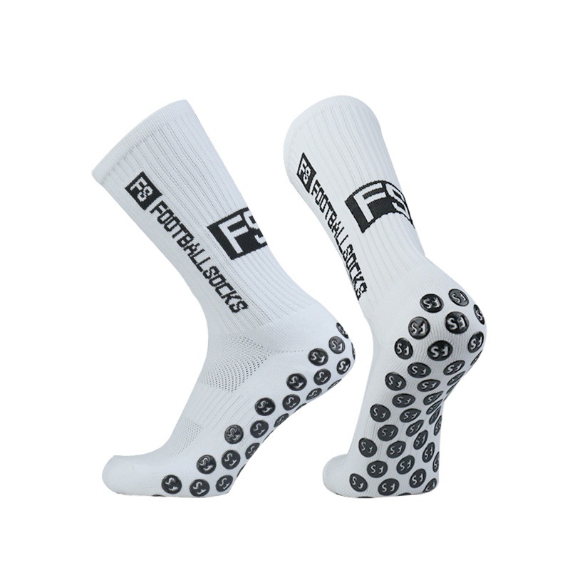 Sports training football socks grip anti slip sport crew soccer slip football grip socks for men