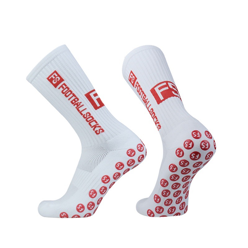 Sports training football socks grip anti slip sport crew soccer slip football grip socks for men