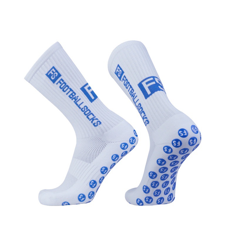 Sports training football socks grip anti slip sport crew soccer slip football grip socks for men