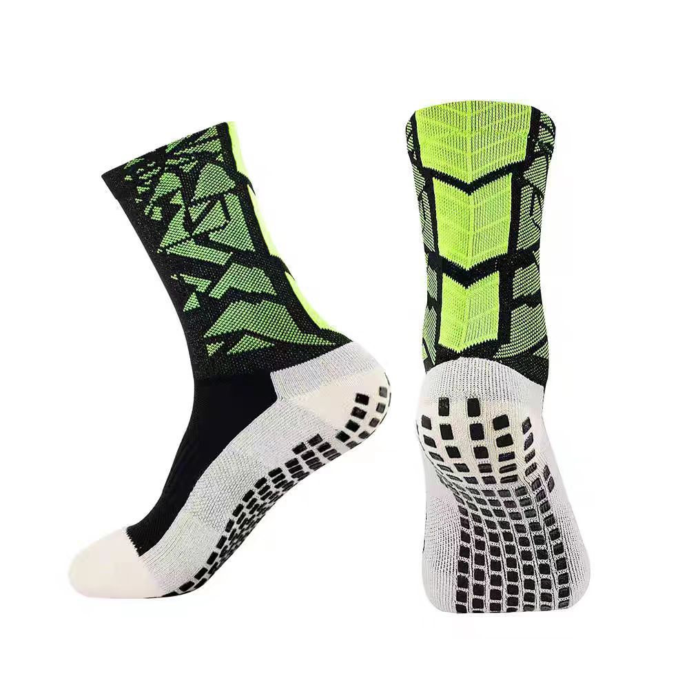 Cushion crew custom design white anti slip anti slip football socks with logo and compression