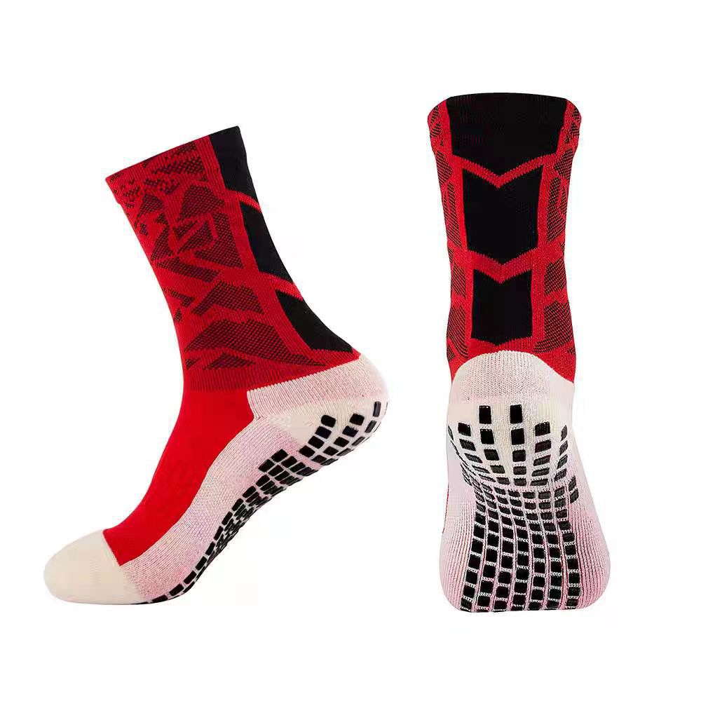 Cushion crew custom design white anti slip anti slip football socks with logo and compression