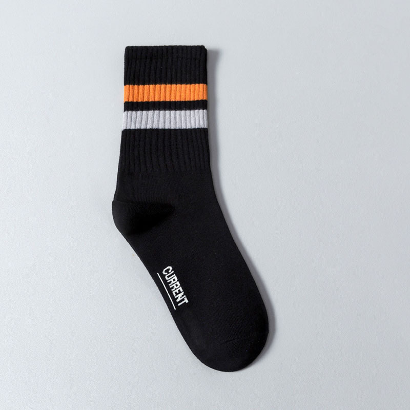 Men fashion cotton custom crew sport custom logo street wear socks