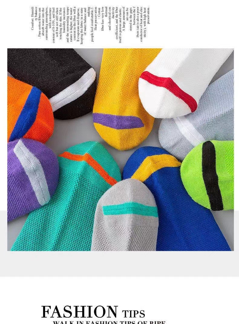 custom high quality cotton men sneaker running athletic sports ankle socks