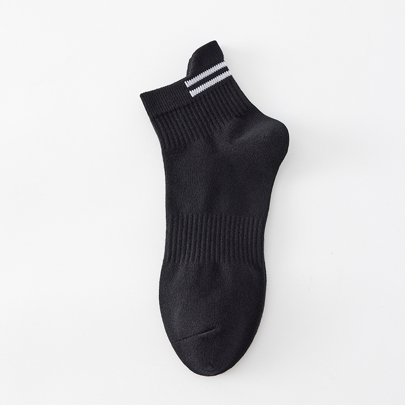 Factory Direct Customize Athletic Breathable Custom Logo Men Cotton Ankle Socks