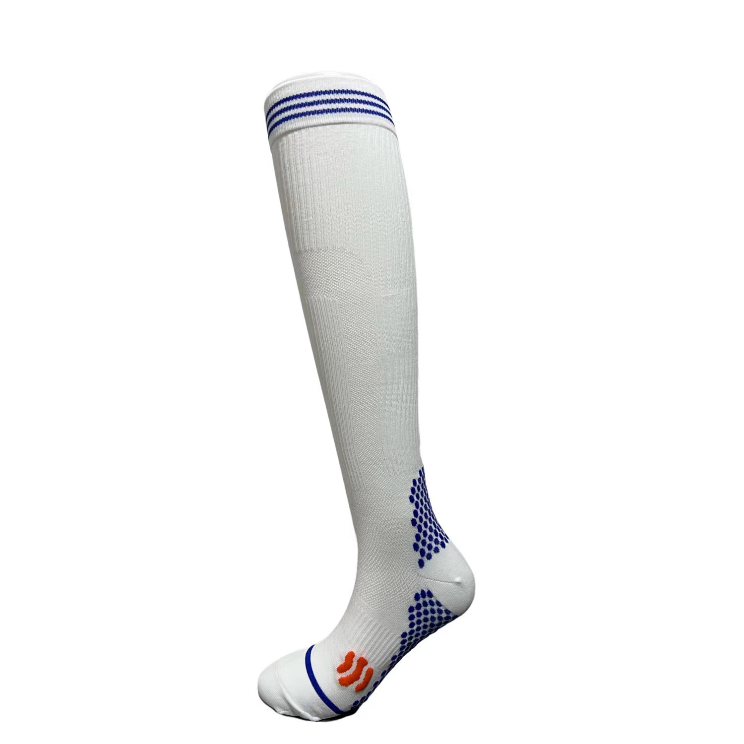 Nylon Running Cycling Soccer Socks Custom Anti slip Youth Soccer Socks for Adults